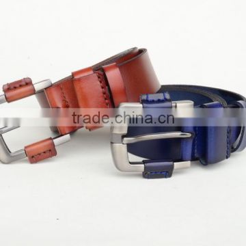 wholesale man's classical genuine leather belt from yiwu factory