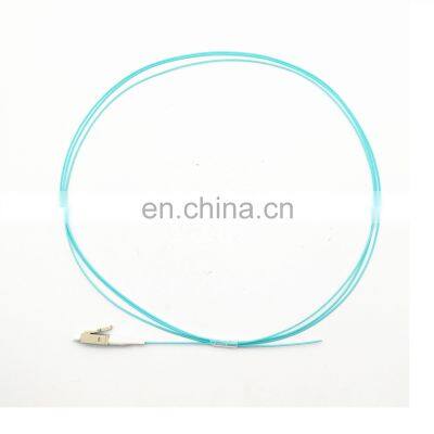 LC Multi mode 0.9mm OM3 FTTH Fiber Optic Pigtail PVC LSZH 1.5 meters Fiber Patchcord