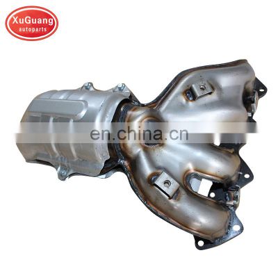 XUGUANG hot sale exhaust manifold stainless steel catalytic converter for Brilliance zhonghua junjie