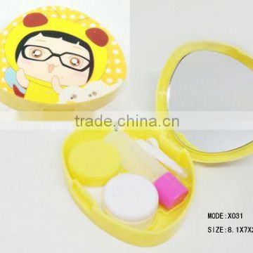 hot selling contact lens box, contact lens box,cheap catoon contact lens case