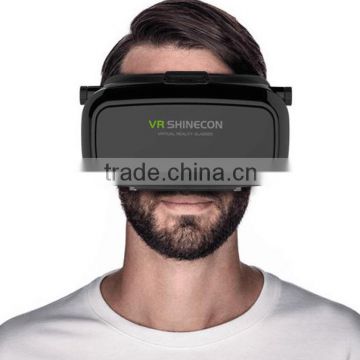 VR Shinecon high quality vr 3d glasses virtual reality 3d glasses cheap price HMD 3d vr headsets