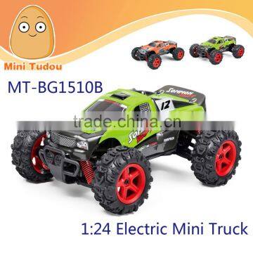 Minitudou High Speed RC Car 1:24 Scale 2.4Ghz Ratio 4WD All-Wheel-Drive Model Car MT-BG1510B Electric Mini Truck