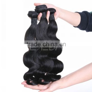 100% human hair unprocessed Peruvian sew in human hair extensions