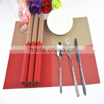 Home Table Decoration Accessories Heat-insulated Tableware PVC Chic Placemat Kitchen Dinning Bowl waterproof Pad Mat