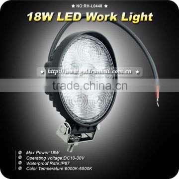 GoldRunhui RH-L0448 18w Led Work Light For Car And Truck