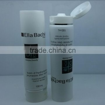 hot tube with flip top lid for hair packaging