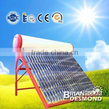 Vacuum Tube Non-pressurized Solar Water Heaters and Solar Water Heating System