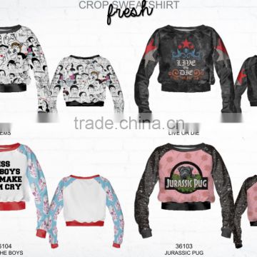 3D Multicolor Rose Flower Hip-Hop Rap Cheap Wholesale couple lover sweatshirt women