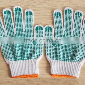 China Cheap price PVC dotted cotton gloves