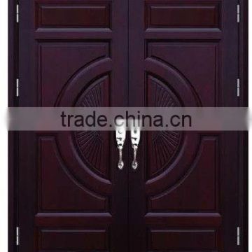 armored wood door