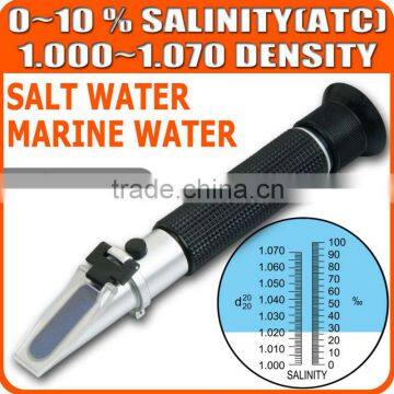 Salinity 0~10% Salt Brine Water Marine Aquarium Refractometer