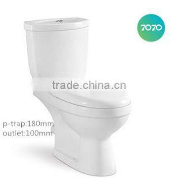 cheap chao zhou ceramic Washdown two piece P-trap toilet 001