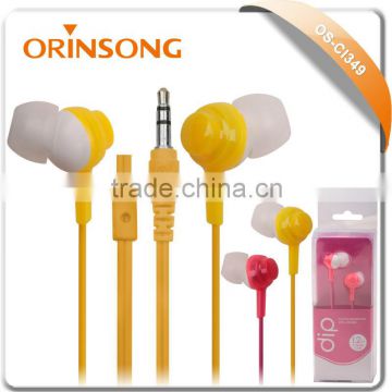 2014 fashionable high-grade super bass stereo in-ear earphones with mic