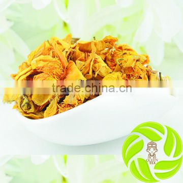 Top quality china Mongolia herbal tea use for constipation increase immunity jin lian hua nasturtium dry globeflower flower tea