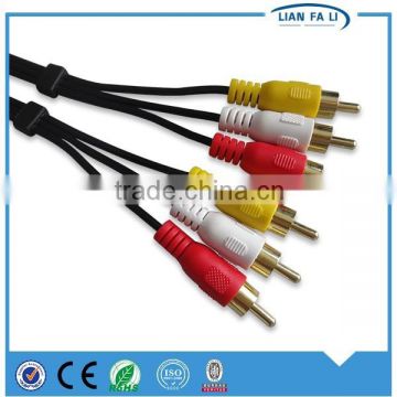 Factory wholesale high quality 2rca male to 2rca male cable durable audio cable