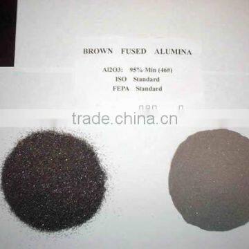 F24 brown fused aluminium for cookware sandblasting abrasives