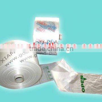 durable LDPE flat bags on roll for food