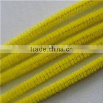 6mm chenille stem---Yellow color