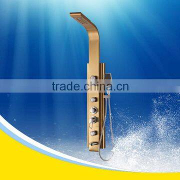 Hot sale golden panel column shower faucets Y-040