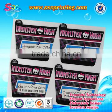 Wholesale package labels , self adhesive label , easy tear off label