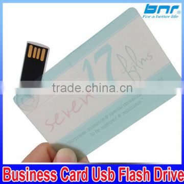 Transparent Card USB Flash Drive Custom Logo USB Key Flash Card Business Gift USB Stick Flash Pen Drive 32GB 16GB 8GB 4GB