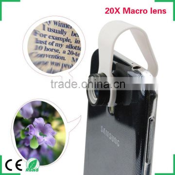 hot new products for 2015 20x Macro Microscope camera lens for iphone 5s
