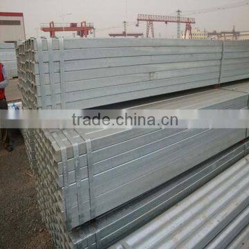 Hot dipped galvanzied10x10-100x100 steel square tube supplier