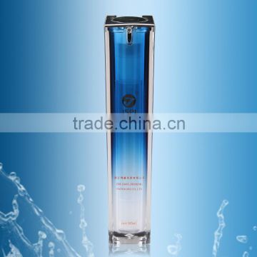 high quality airless bottle in square shape for cosmetic