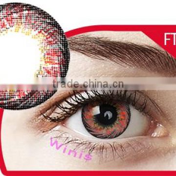 wholesale Lucille Venus 17mm big eyes korea red contact lens