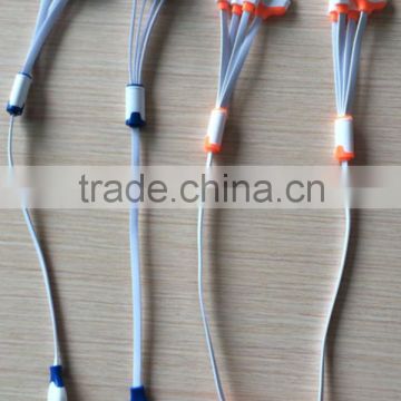12253 High quality 4 In 1 cable with micro, mini, 4G, 5G, DC in mobile phone cables Factory direct free sample