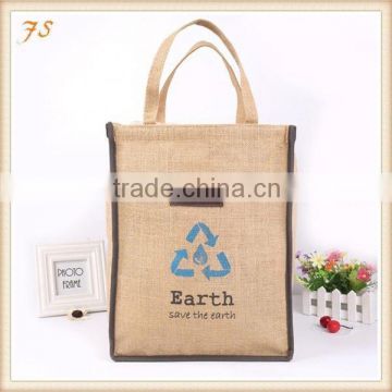 promotional factory eco jute bag/burlap bag/shopping bag
