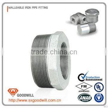 Oil and gas used Malleable Iron Pipe Fittings ANSI bushing