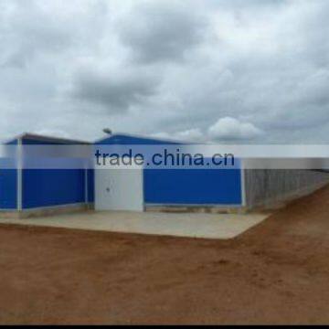 PU sandwich panel steel structure chicken house in Ukraine