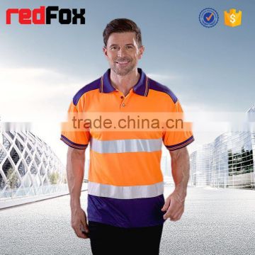 black net fabric reflective safety t-shirt for worker sleeves cycle safety yellow t-shirts green roadway safety t-shirt