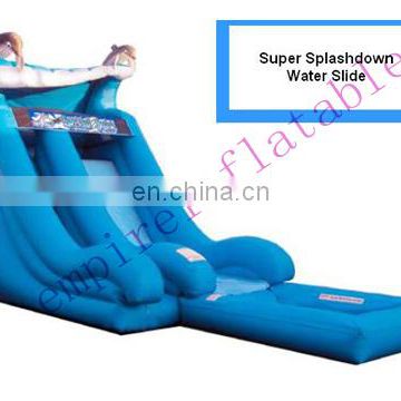 Cheap commercial inflatable pool water slide WS045