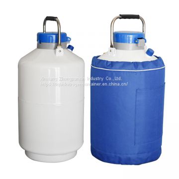 YDS-10B liquid nitrogen biological container dewar flask for semen storage