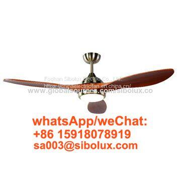 54 inch Industrial remote ceiling fan with LED light