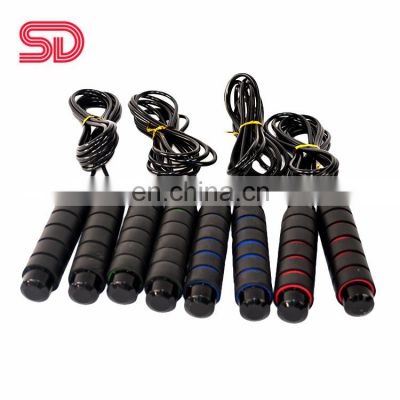Professional Colourful adjustable plastic pvc fitness weight speed skipping jump rope