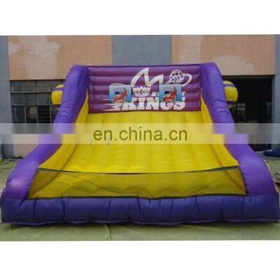 Outdoor sport game inflatable double shot basketball hoop for commercial