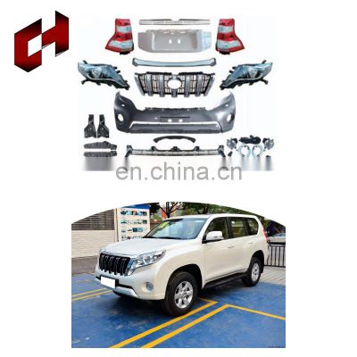 CH Wholesale Auto Parts Front Bumper Engine Cover Hood Spoiler Rear Through Lamp Body Kit For Toyota Prado 2010-13 To 2014