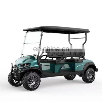 4 seaters Huanxin new type  electric golf cart remote golf trolley with electric AC motor and curtis controller