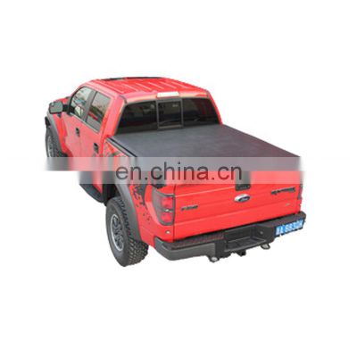 HFTM high quality aluminium tonneau frame stable tri-fold truck bed cover tonneau cover for dodge  pickup with cheap price
