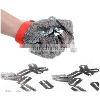 Stainless Steel Mesh Knife Cut Resistant ChainMail Protective Glove