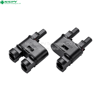 DC 1500V high qualtity male female waterproof Y connector  type 2to 1 solar panel connectors