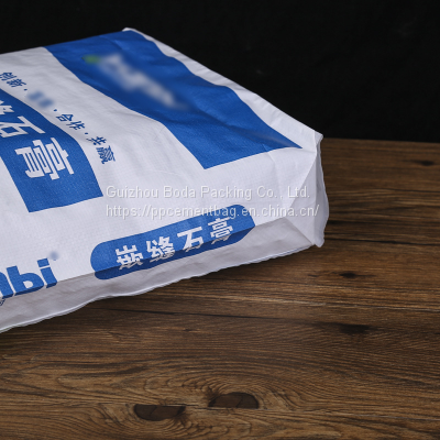 Custom pp block bottom packaging of cement bag 50 kg