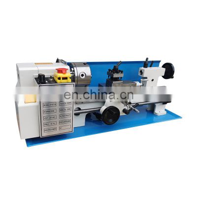 DIY0714 direct connect mini bench lathe machine with 20mm spindle bore for metalworking