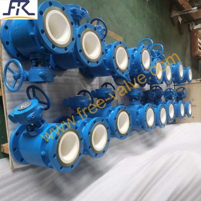 Worm Gear  Operated  Ceramic Lined Ball Valve