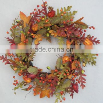 2014 New Design artificial christmas wreath/flower wreath