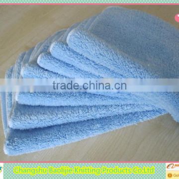 Double sides high water absorption coral fleece glasses cleaning cloth