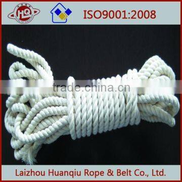 high quality 3 strands twisted cotton rope